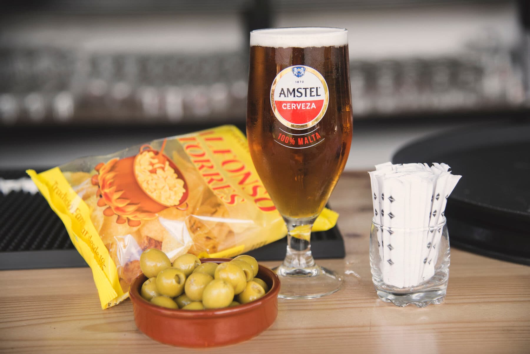 Caña y aperitivo